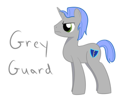 Size: 1000x800 | Tagged: safe, artist:mightyshockwave, oc, oc only, oc:grey guard, pony, fanfic:three faces, male, profile, solo, stallion
