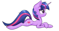 Size: 1920x1010 | Tagged: safe, artist:arcuswind, twilight sparkle, unicorn twilight, pony, unicorn, dock, prone, simple background, solo, transparent background