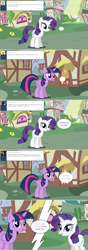 Size: 1280x3617 | Tagged: safe, artist:hakunohamikage, derpibooru import, rarity, twilight sparkle, twilight sparkle (alicorn), alicorn, pony, unicorn, ..., ask, ask-princesssparkle, tumblr