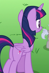 Size: 435x643 | Tagged: safe, screencap, twilight sparkle, twilight sparkle (alicorn), alicorn, pony, fame and misfortune, cropped, plot