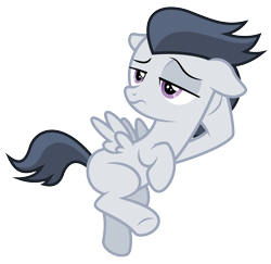 Size: 3596x3500 | Tagged: safe, artist:masem, rumble, pegasus, pony, marks and recreation, .ai available, colt, draw me like one of your french girls, floppy ears, high res, male, simple background, solo, transparent background, vector