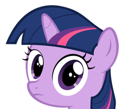 Size: 900x807 | Tagged: artist needed, safe, twilight sparkle, frown, looking at you, simple background, solo, stare, sweetie belle's stare, transparent background, vector