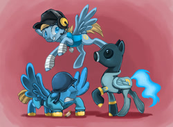 Size: 1090x800 | Tagged: safe, artist:chinalover551989, pegasus, pony, blu, crossover, ponified, pyro, scout, soldier, team fortress 2