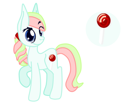 Size: 1346x1127 | Tagged: safe, artist:casanova-mew, oc, oc only, oc:sugarpop, earth pony, pony, female, magical lesbian spawn, mare, offspring, parent:bon bon, parent:lyra heartstrings, parents:lyrabon, reference sheet, solo