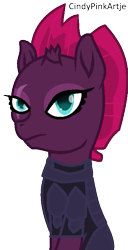 Size: 391x762 | Tagged: safe, artist:cindydreamlight, tempest shadow, pony, unicorn, my little pony: the movie, armor, broken horn, eye scar, female, mare, scar, simple background, solo, transparent background