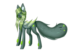 Size: 4000x3000 | Tagged: safe, artist:minelvi, oc, oc only, oc:akimi, bat pony, augmented tail, female, high res, mare, simple background, solo, transparent background