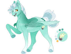 Size: 1100x833 | Tagged: safe, artist:bijutsuyoukai, oc, oc only, oc:storm bolt, pegasus, pony, female, mare, offspring, parent:lightning dust, parent:thunderlane, parents:thunderdust, raised hoof, reference sheet, simple background, solo, transparent background