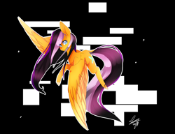 Size: 2550x1961 | Tagged: safe, artist:reimbowkawaii, oc, oc only, flying, solo