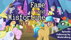 Size: 1600x900 | Tagged: safe, dandy dispatch, pearly stitch, pony, fame and misfortune, episode followup, equestria daily