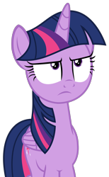 Size: 1828x2972 | Tagged: safe, artist:sketchmcreations, twilight sparkle, twilight sparkle (alicorn), alicorn, pony, fame and misfortune, annoyed, female, folded wings, frown, mare, simple background, solo, transparent background, vector