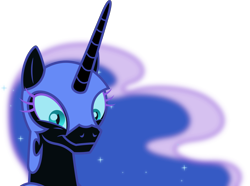 Size: 5000x3722 | Tagged: safe, artist:dashiesparkle, nightmare moon, the cutie re-mark, .svg available, absurd resolution, cute, moonabetes, nicemare moon, simple background, smirk, solo, transparent background, vector