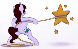 Size: 2461x1545 | Tagged: safe, artist:marsminer, oc, oc only, oc:starfishkitty, pony, solo, stars