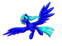 Size: 1024x768 | Tagged: safe, artist:whitehershey, oc, oc only, oc:snowbunny, pegasus, pony, female, flying, mare, open mouth, simple background, solo, transparent background