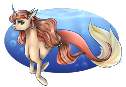 Size: 1503x1041 | Tagged: safe, artist:lou1911, oc, oc only, merpony, pony, unicorn, simple background, solo, transparent background, underwater