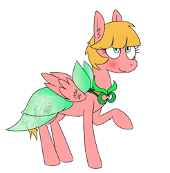 Size: 2339x2374 | Tagged: safe, artist:liserancascade, oc, oc only, oc:harmony, pegasus, pony, clothes, dress, solo