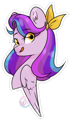 Size: 1002x1692 | Tagged: safe, artist:rainbowmuffinval, oc, oc only, oc:violet raindrop, pegasus, pony, :p, female, solo, tongue out