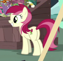 Size: 280x272 | Tagged: safe, screencap, roseluck, it isn't the mane thing about you, cropped, plot, solo