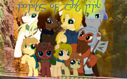 Size: 320x200 | Tagged: safe, artist:verrigo, artist:ziomal1987, pony, lord of the rings, ponified