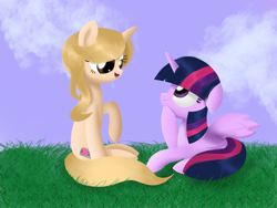 Size: 4032x3024 | Tagged: safe, artist:songbirdserenade, twilight sparkle, twilight sparkle (alicorn), oc, oc:taralicious, alicorn, pony, unicorn, absurd resolution, female, mare, ponified, tara strong