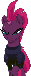 Size: 4799x11545 | Tagged: safe, artist:jhayarr23, tempest shadow, pony, my little pony: the movie, absurd resolution, broken horn, female, mare, raised hoof, simple background, solo, transparent background, vector