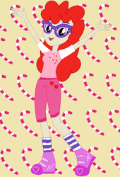 Size: 362x533 | Tagged: safe, artist:flurryheart432, twist, equestria girls, clothes, equestria girls-ified, older, socks, solo, striped socks