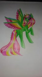 Size: 528x960 | Tagged: safe, oc, oc only, pony, female, mare, solo, traditional art