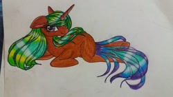 Size: 960x540 | Tagged: safe, oc, oc only, pony, female, mare, solo, traditional art