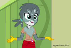 Size: 1062x710 | Tagged: safe, artist:flurryheart432, gabby, equestria girls, equestria girls-ified, solo