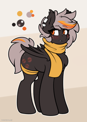 Size: 1260x1766 | Tagged: safe, artist:whitepone, oc, oc only, oc:peppercorn, bat pony, reference sheet