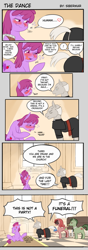 Size: 673x1920 | Tagged: safe, artist:siberwar, berry punch, berryshine, church, comic, drunk, funeral, priest