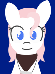 Size: 750x1000 | Tagged: safe, artist:threetwotwo32232, nurse redheart, earth pony, pony, alternate hairstyle, bust, clothes, looking at you, metal gear solid, naomi hunter, parody, portrait, solo, sweater, turtleneck