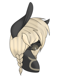 Size: 1008x1386 | Tagged: safe, artist:cyrinthia, oc, oc only, oc:silent elegance, earth pony, pony, bust, female, mare, portrait, simple background, solo, transparent background