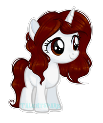 Size: 1536x1824 | Tagged: safe, artist:talentspark, oc, oc only, pony, unicorn, commission, female, filly, simple background, smiling, solo, transparent background