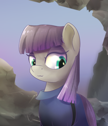 Size: 900x1050 | Tagged: safe, artist:klemm, maud pie, pony, atg 2017, newbie artist training grounds, smiling, solo, when she smiles