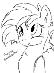 Size: 681x908 | Tagged: safe, artist:violetdesignstudios, oc, oc only, oc:twinkle shine, earth pony, pony, female, mare, monochrome, solo