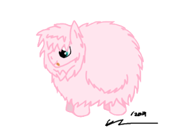 Size: 320x240 | Tagged: safe, artist:stagetechyart, oc, oc only, oc:fluffle puff, rule 63, solo