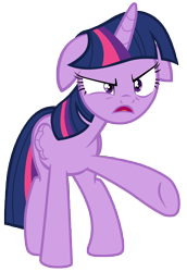 Size: 7000x10200 | Tagged: safe, artist:tardifice, twilight sparkle, twilight sparkle (alicorn), alicorn, pony, once upon a zeppelin, absurd resolution, angry, female, floppy ears, furious, mare, simple background, solo, transparent background, vector