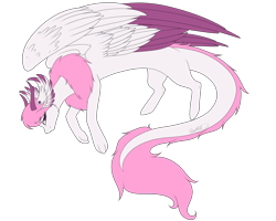 Size: 2500x2000 | Tagged: safe, artist:minelvi, oc, oc only, oc:tete, draconequus, female, high res, simple background, solo, transparent background