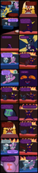 Size: 2000x8953 | Tagged: safe, artist:magerblutooth, diamond tiara, silver spoon, oc, oc:dazzle, oc:il, oc:peal, bat, cat, pony, comic:diamond and dazzle, comic, court, courtroom, imp, judge, trial