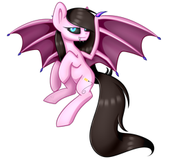 Size: 1549x1440 | Tagged: safe, artist:despotshy, oc, oc only, bat pony, pony, female, mare, simple background, solo, transparent background