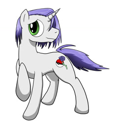 Size: 1086x1169 | Tagged: safe, artist:wolftendragon, pony, unicorn, crossover, james, pokémon, ponified, solo, team rocket