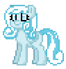 Size: 95x100 | Tagged: safe, artist:kemi, artist:kwemii, oc, oc only, oc:snowdrop, pegasus, pony, pony town, simple background, solo, white background