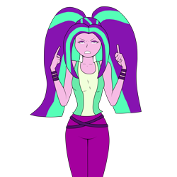 Size: 5000x5000 | Tagged: safe, artist:lyanteiguy, aria blaze, equestria girls, absurd resolution, female, fuck you, middle finger, simple background, solo, transparent background, vulgar