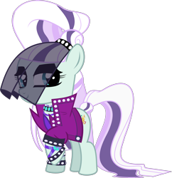 Size: 4960x5118 | Tagged: safe, artist:jhayarr23, coloratura, earth pony, pony, absurd resolution, clothes, countess coloratura, female, filly, simple background, solo, transparent background, vector, younger