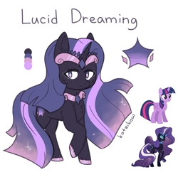 Size: 962x931 | Tagged: safe, artist:fusionsofponies, artist:koteikow, nightmare rarity, twilight sparkle, twilight sparkle (alicorn), alicorn, fusion