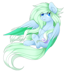 Size: 1024x1024 | Tagged: safe, artist:itsizzybel, oc, oc only, oc:amaranthine sky, pony, colored wings, colored wingtips, cute, female, gift art, mare, simple background, solo, transparent background