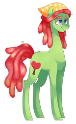 Size: 2201x3545 | Tagged: safe, artist:dazeyruch, tree hugger, earth pony, pony, female, high res, lidded eyes, long neck, mare, simple background, smiling, solo, tall, transparent background