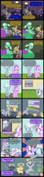 Size: 2000x8046 | Tagged: safe, artist:magerblutooth, diamond tiara, filthy rich, randolph, oc, oc:aunt spoiled, oc:dazzle, oc:handy dandy, oc:iggy, oc:imperius, oc:peal, cat, dog, pony, comic:diamond and dazzle, comic, crime, food, halo, iguana, imp, ketchup, mario, mystery, pet, pet oc, sauce, shaved tail