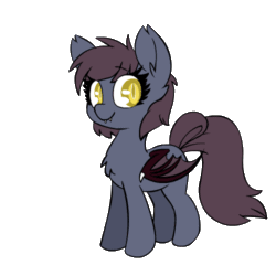 Size: 500x500 | Tagged: safe, artist:deadlycomics, oc, oc only, oc:ventress, bat pony, pony, animated, bat pony oc, blank flank, blinking, chest fluff, cute, deadlycomics is trying to murder us, ear fluff, ear tufts, eeee, eyes closed, fangs, female, floppy ears, frame by frame, gif, happy, hnnng, looking at you, mare, ocbetes, open mouth, raised hoof, raised leg, rawr, roar, simple background, skree, smiling, smiling at you, solo, spread wings, standing, sweet dreams fuel, transparent background, weapons-grade cute, wings