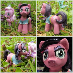 Size: 1300x1300 | Tagged: safe, artist:soobel, diamond tiara, spoiled rich, pony, blindbag size, cute, figurine, parent:diamond tiara, polymer clay, sculpture, spoiled cute, spoiled milk, traditional art